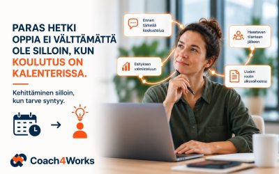 Oppiminen työn hetkessä – miksi oikea-aikaisuus ratkaisee?